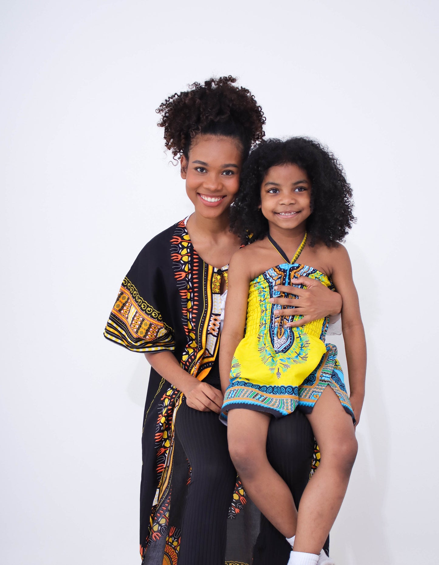 Africa Dashiki Girls Dresses - African Child Smock Chest Strap