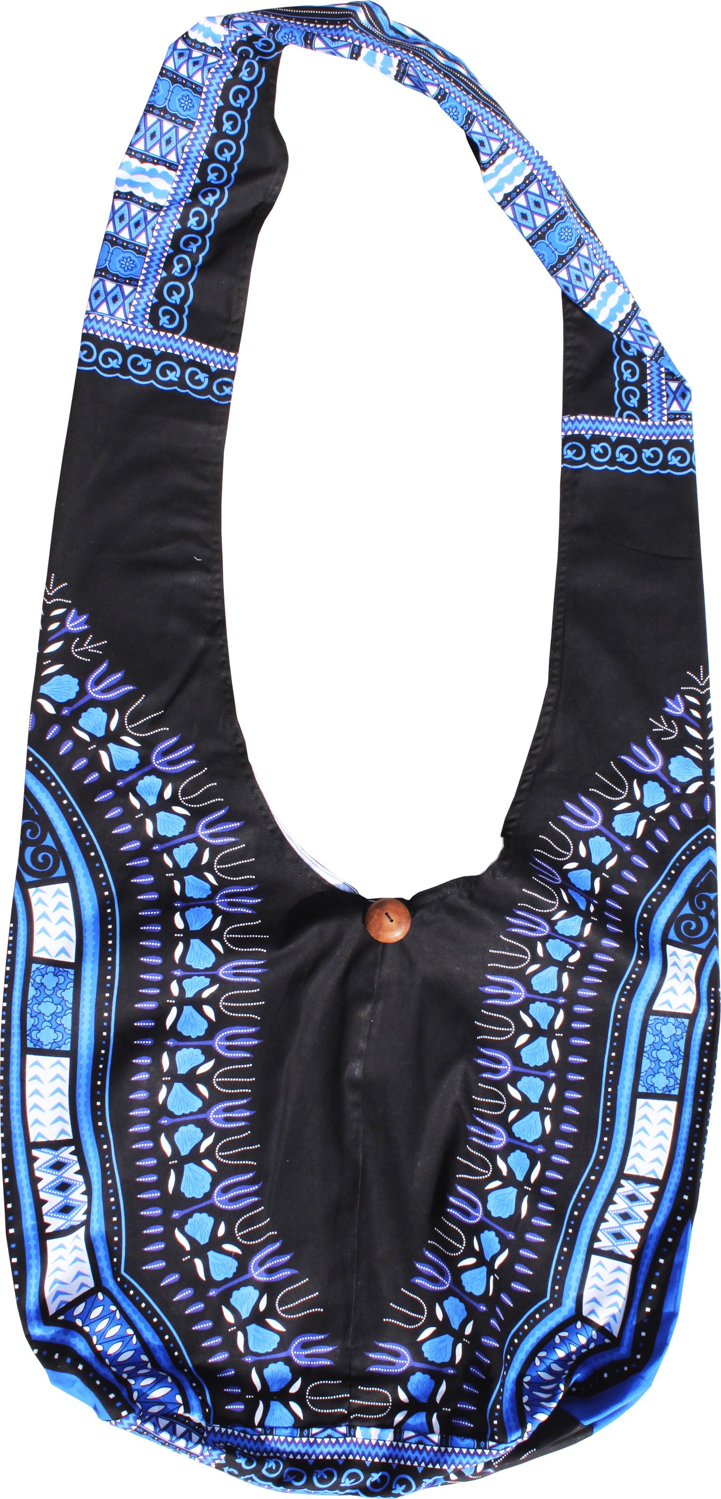 African Dashiki Monks Shoulder Bag - Long Strap