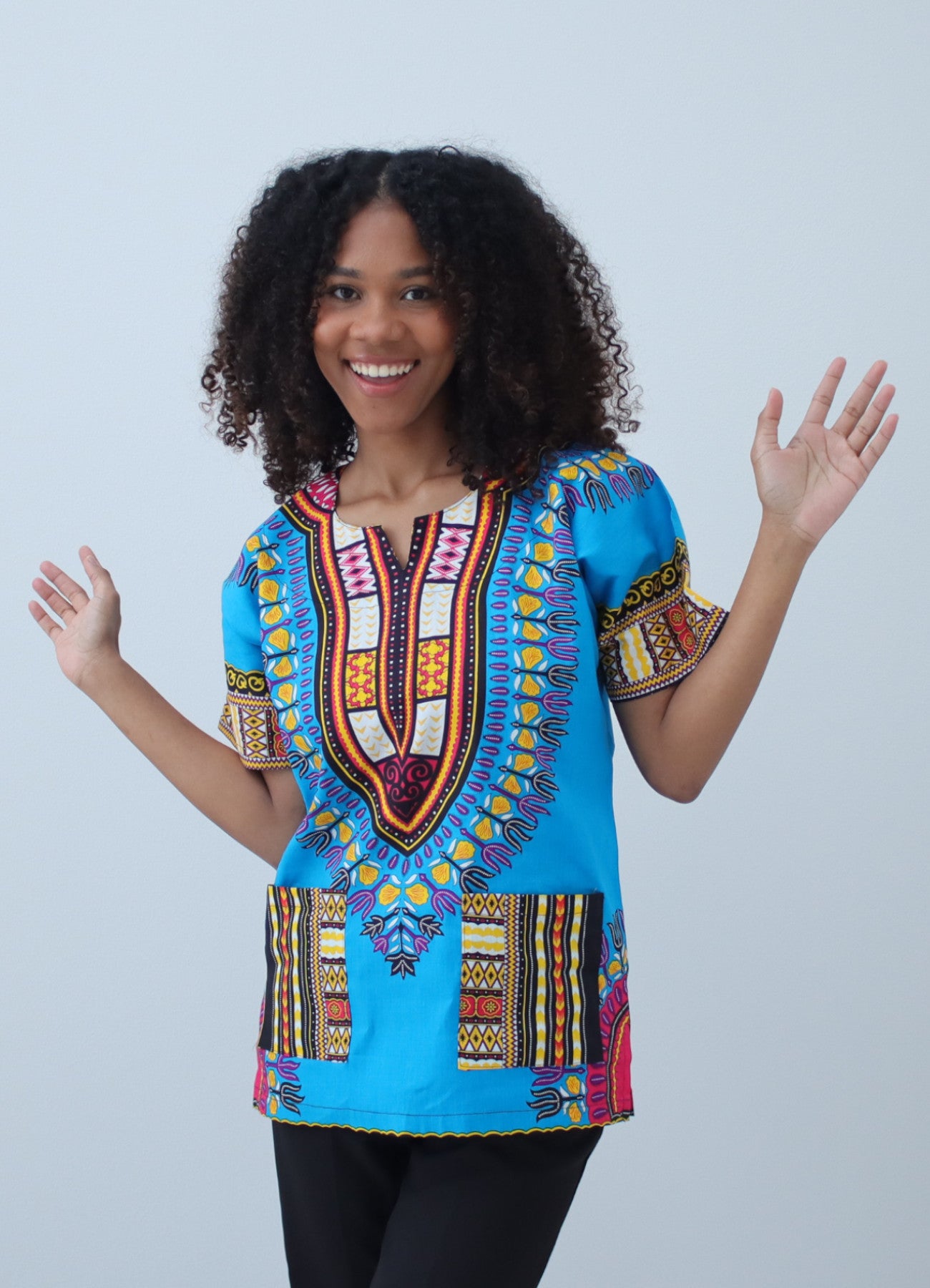African Dashiki Unisex Shirt Standard Cotton 100% - Variety Colors