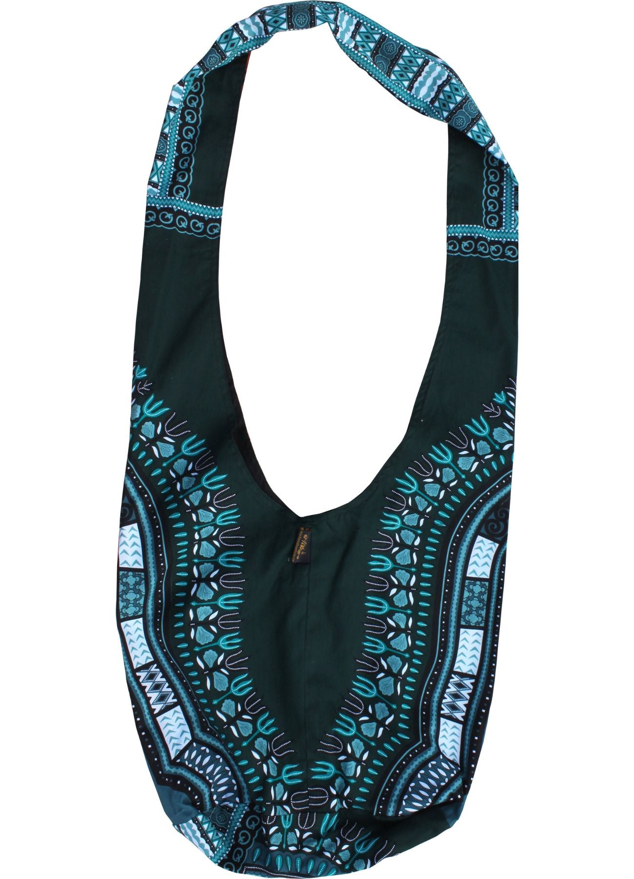 African Dashiki Monks Shoulder Bag - Long Strap