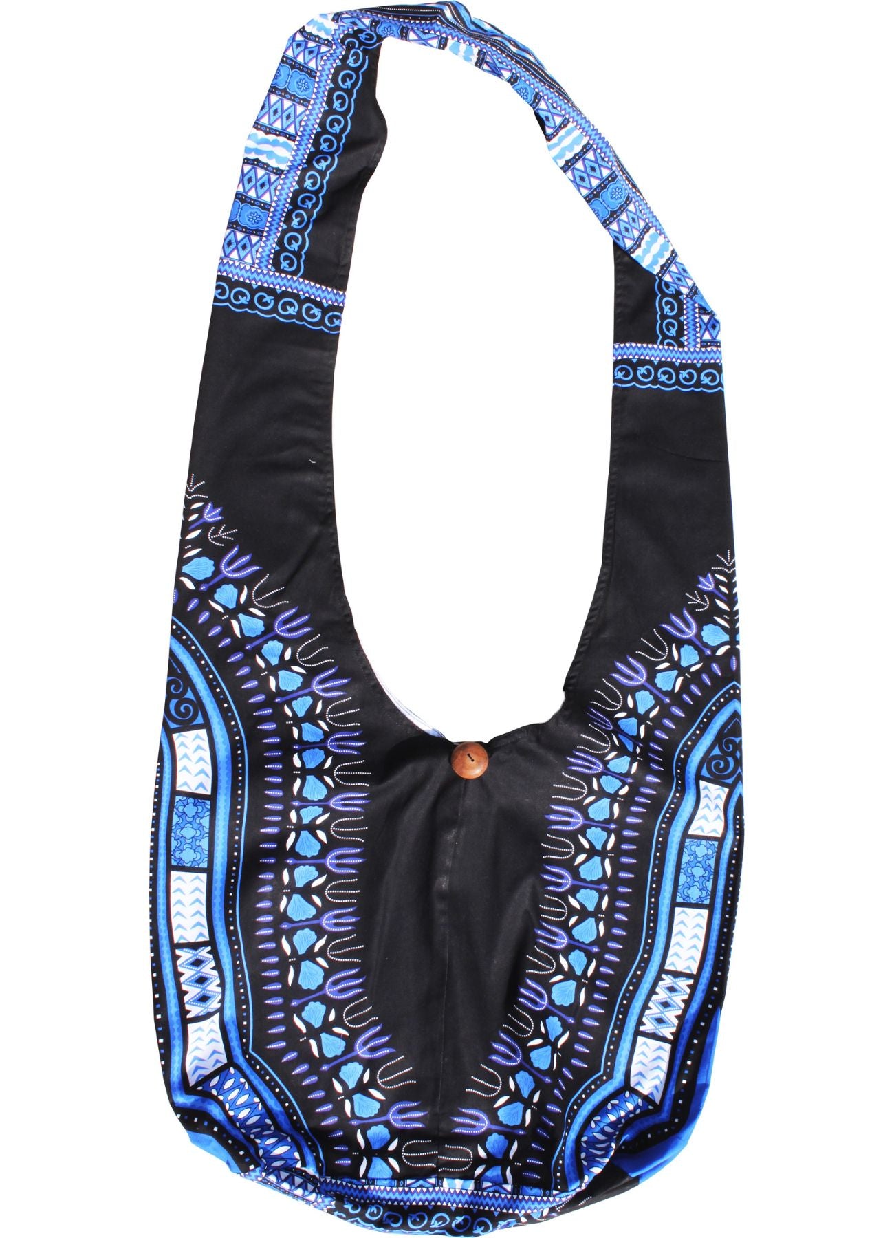 African Dashiki Monks Shoulder Bag - Long Strap