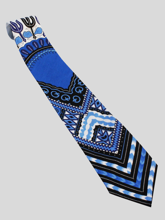 African Dashiki Necktie - Printed Cotton