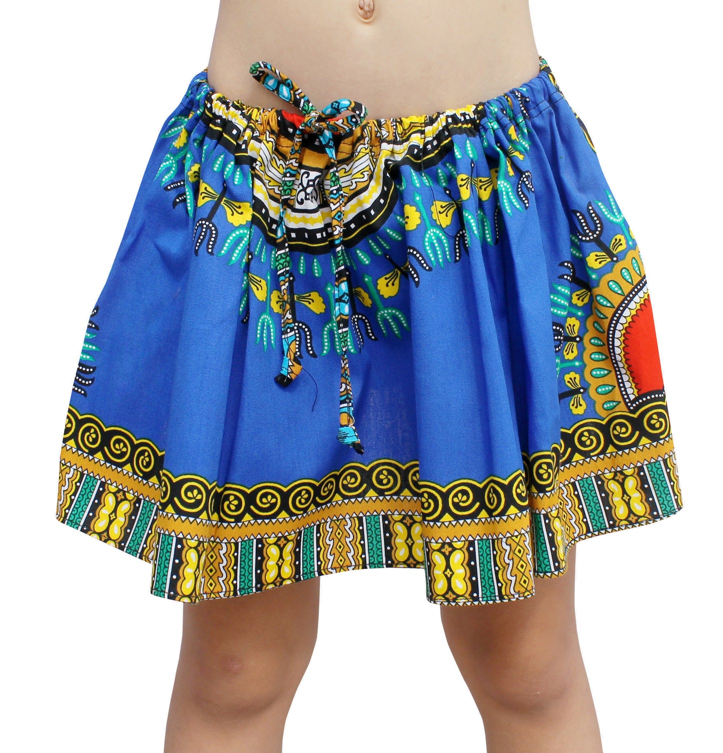 Africa Dashiki Girls Skirt - Mini Gypsy Skirts