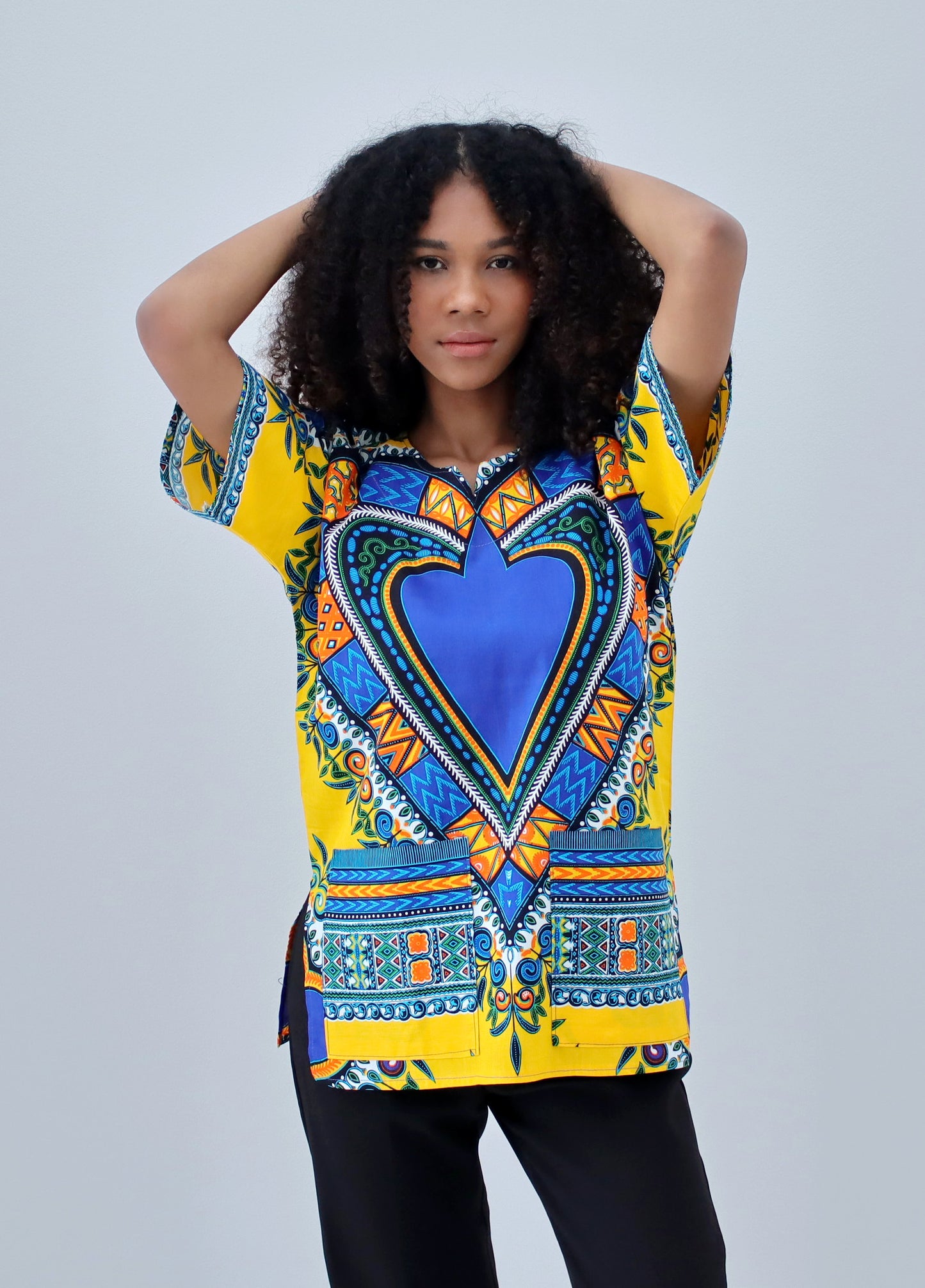 African Dashiki Unisex Shirt Standard Cotton 100% - Art Pattern