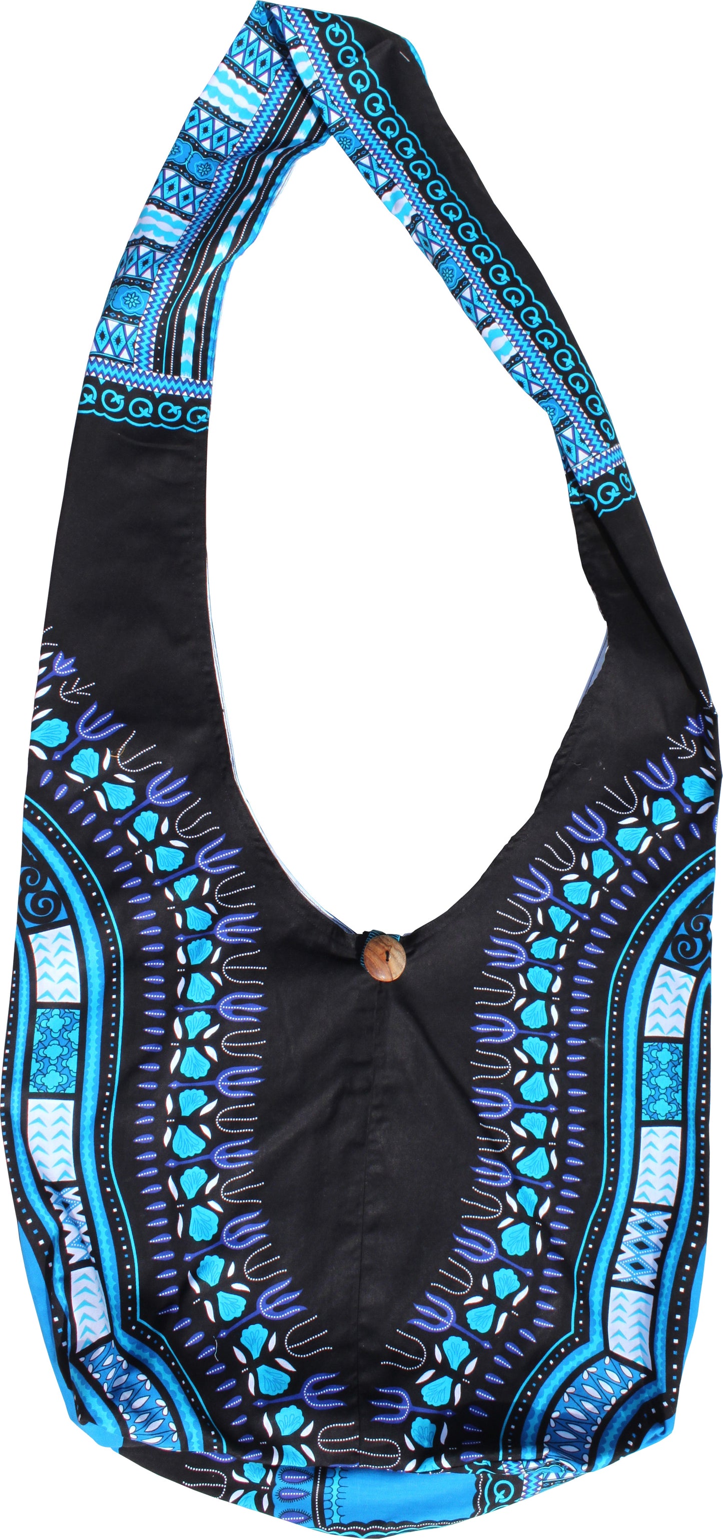 African Dashiki Monks Shoulder Bag - Long Strap