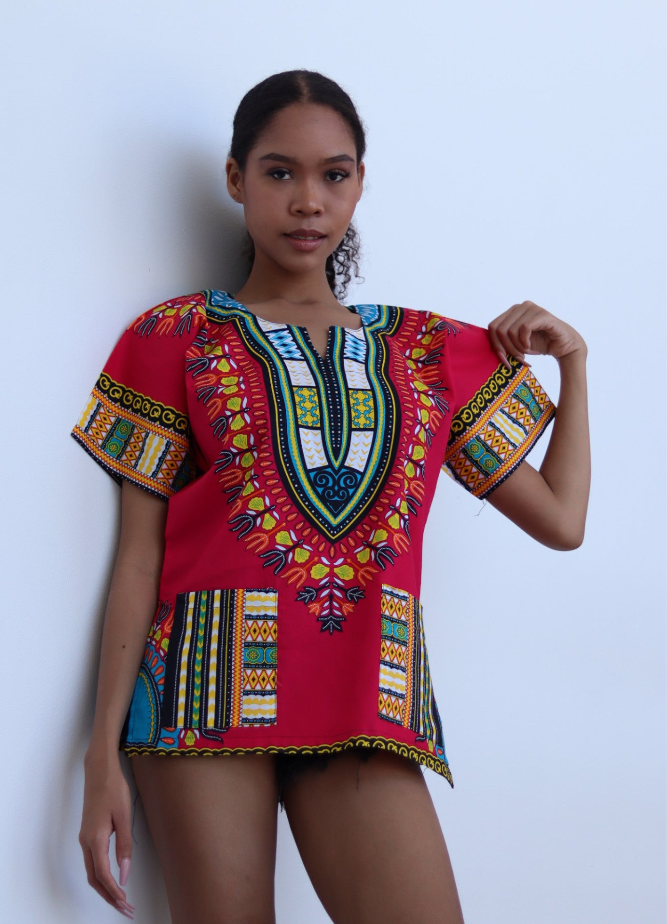 African Dashiki Unisex Shirt Standard Cotton 100% - Variety Colors