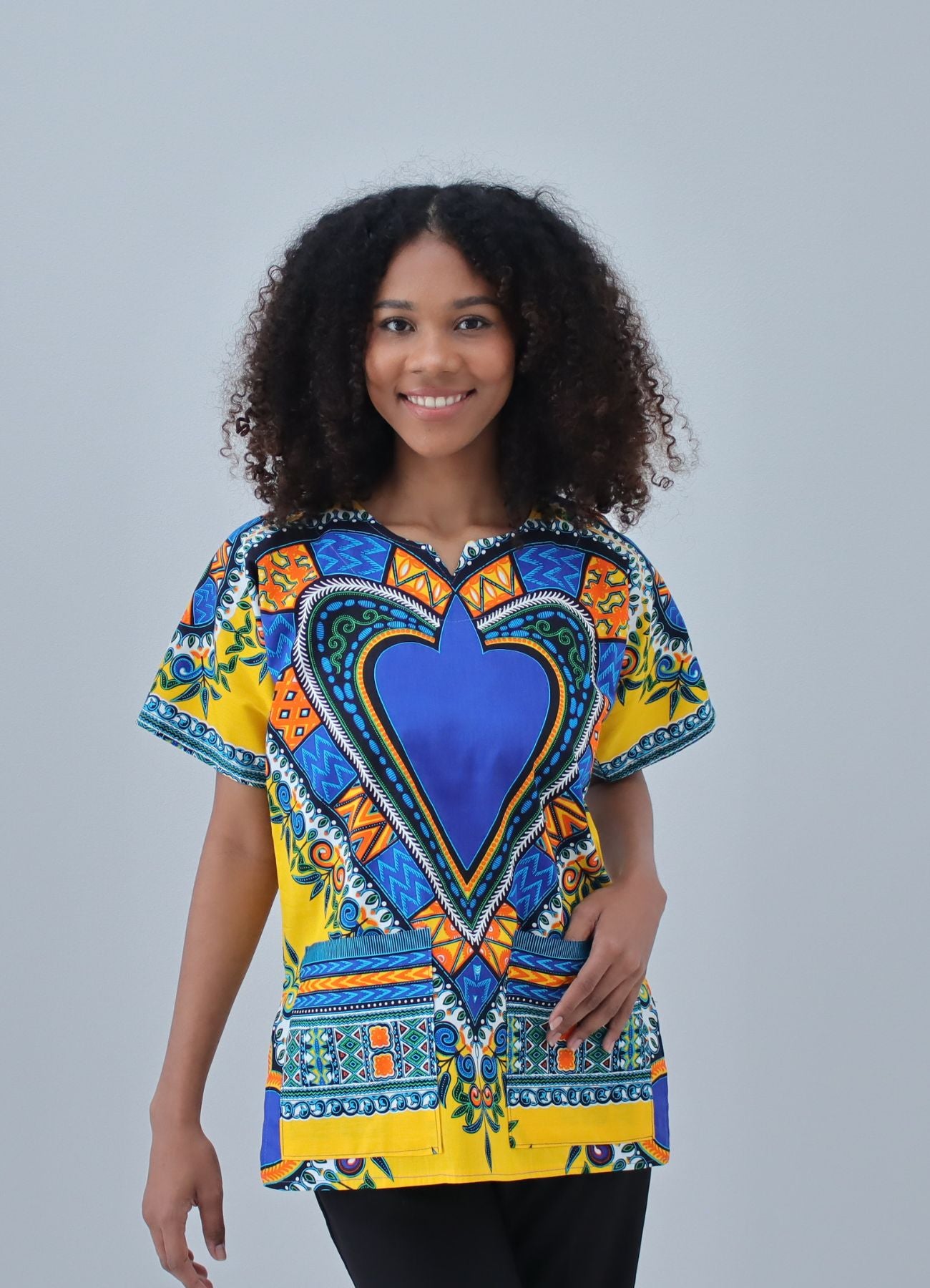 African Dashiki Unisex Shirt Standard Cotton 100% - Art Pattern