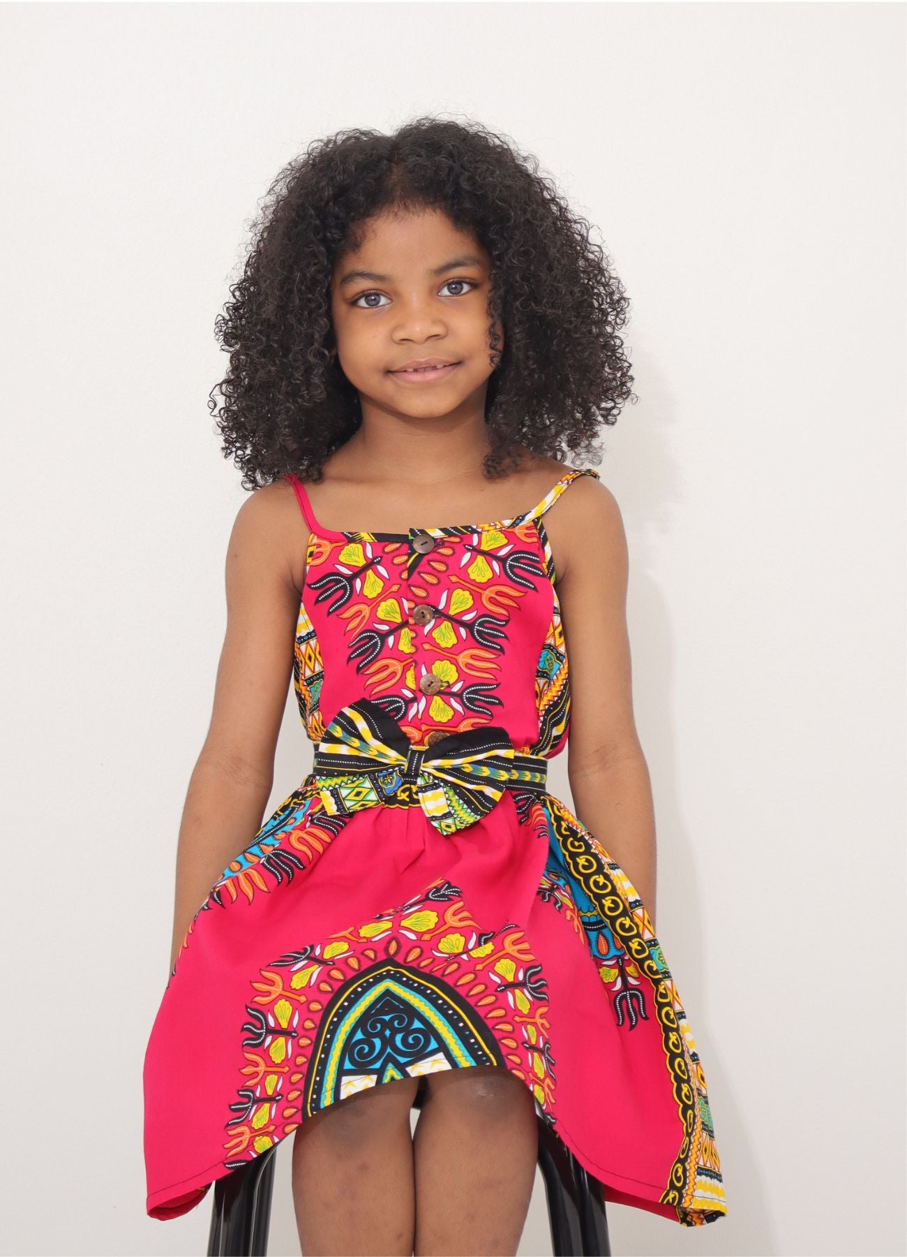 Africa Dashiki Girls Dresses - Light Cotton Sac Dress