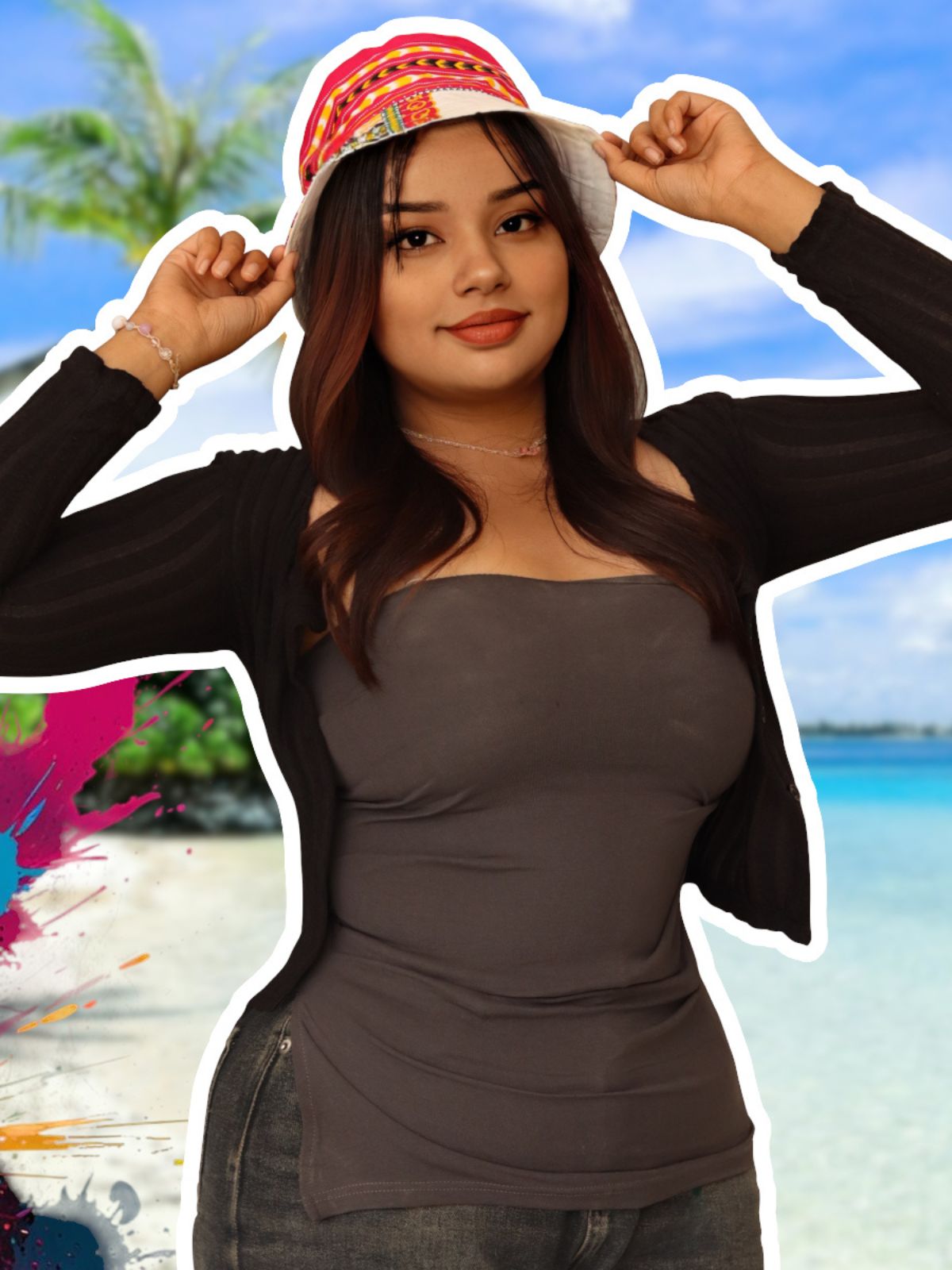 African Dashiki Unisex Hat - Flopy Sloppy Hat