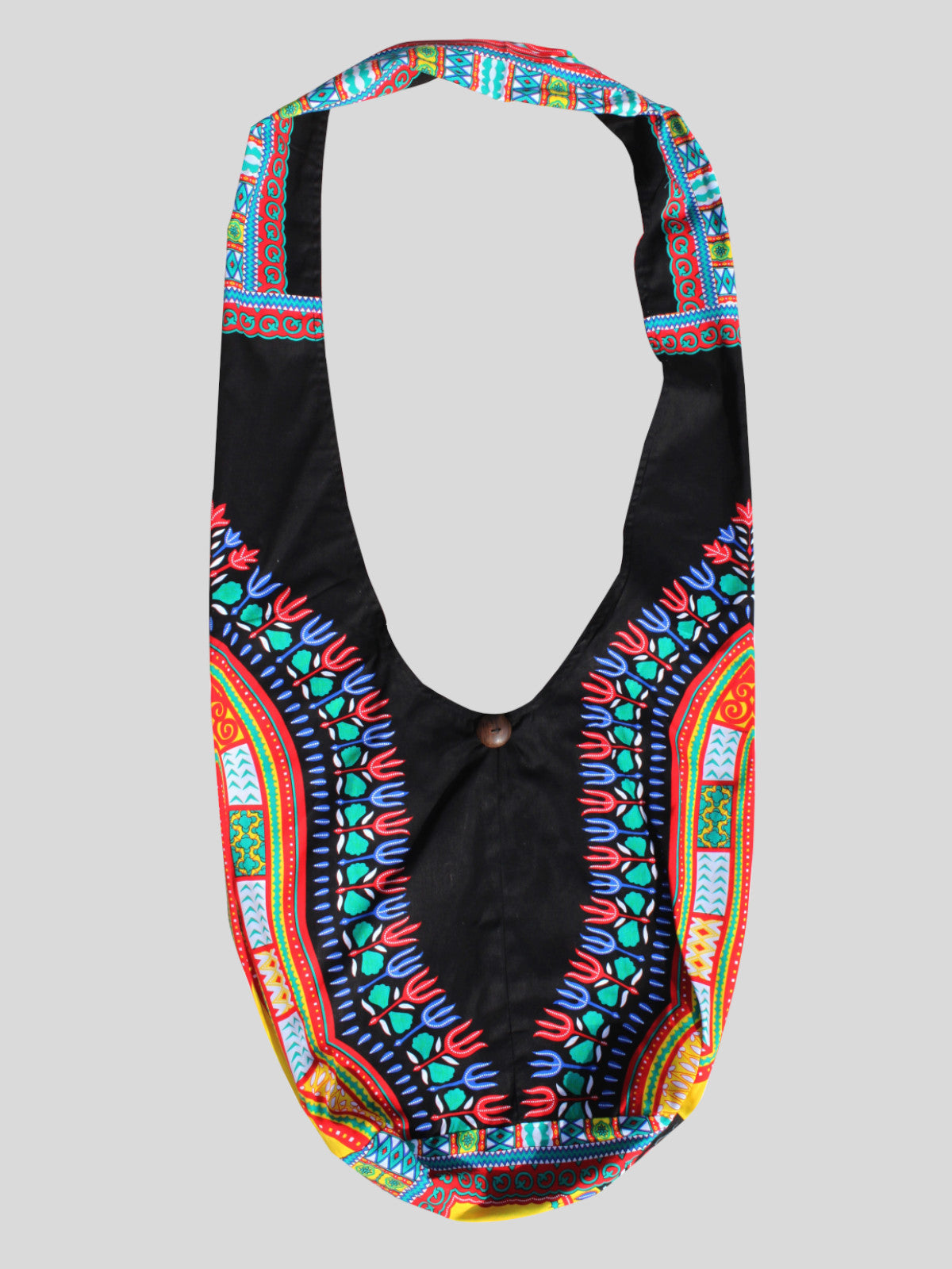 African Dashiki Monks Shoulder Bag - Long Strap