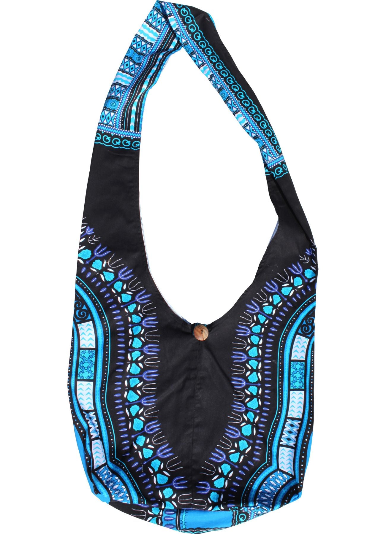 African Dashiki Monks Shoulder Bag - Long Strap