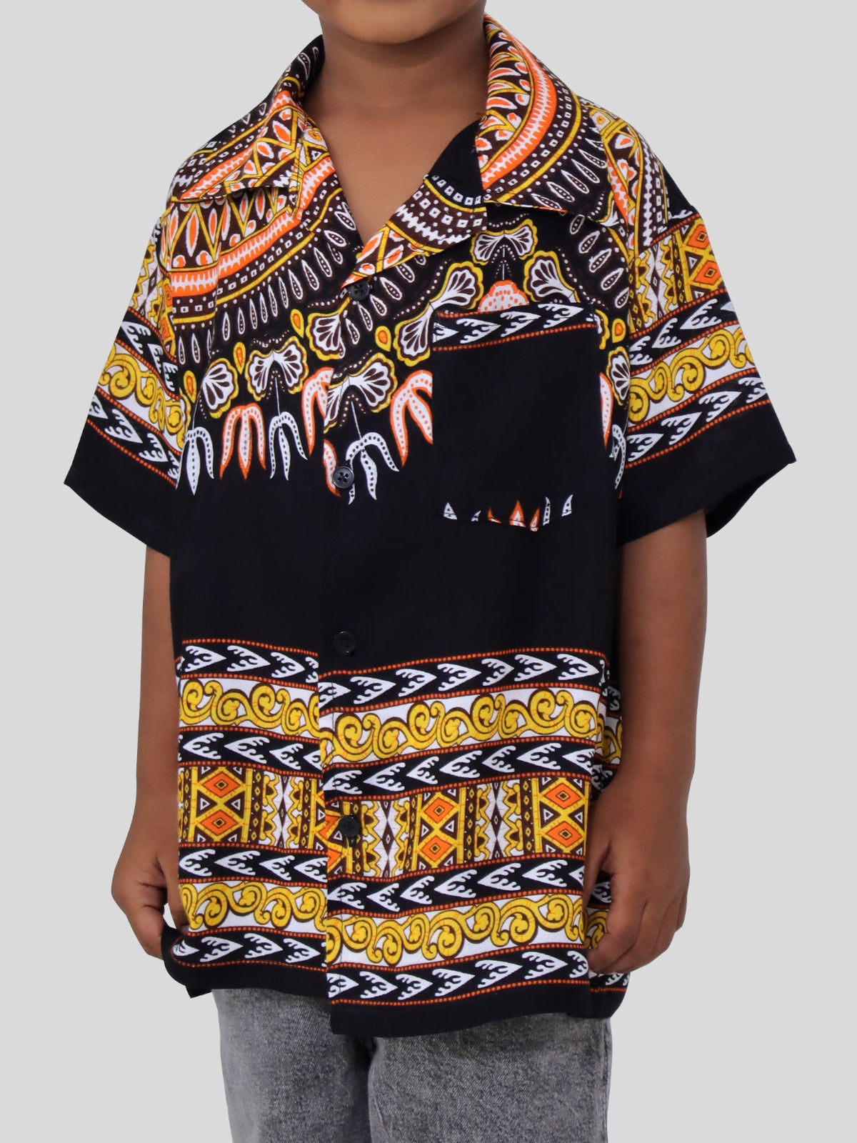 Africa Dashiki Childrens Shirt - Hawaiian Summer Rayon