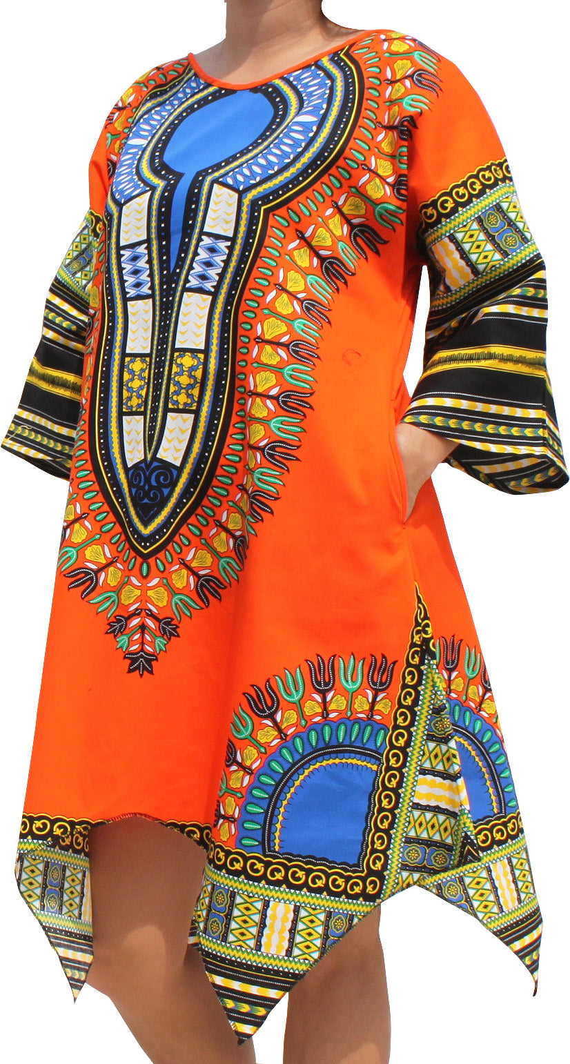 African Dashiki Dress - Fashion Witch Cotton Batik