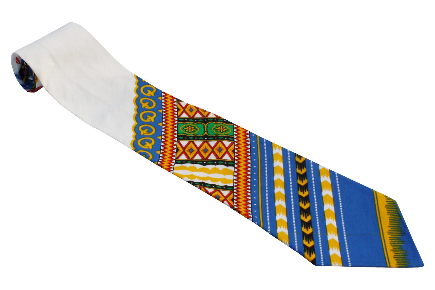 African Dashiki Necktie - Printed Cotton