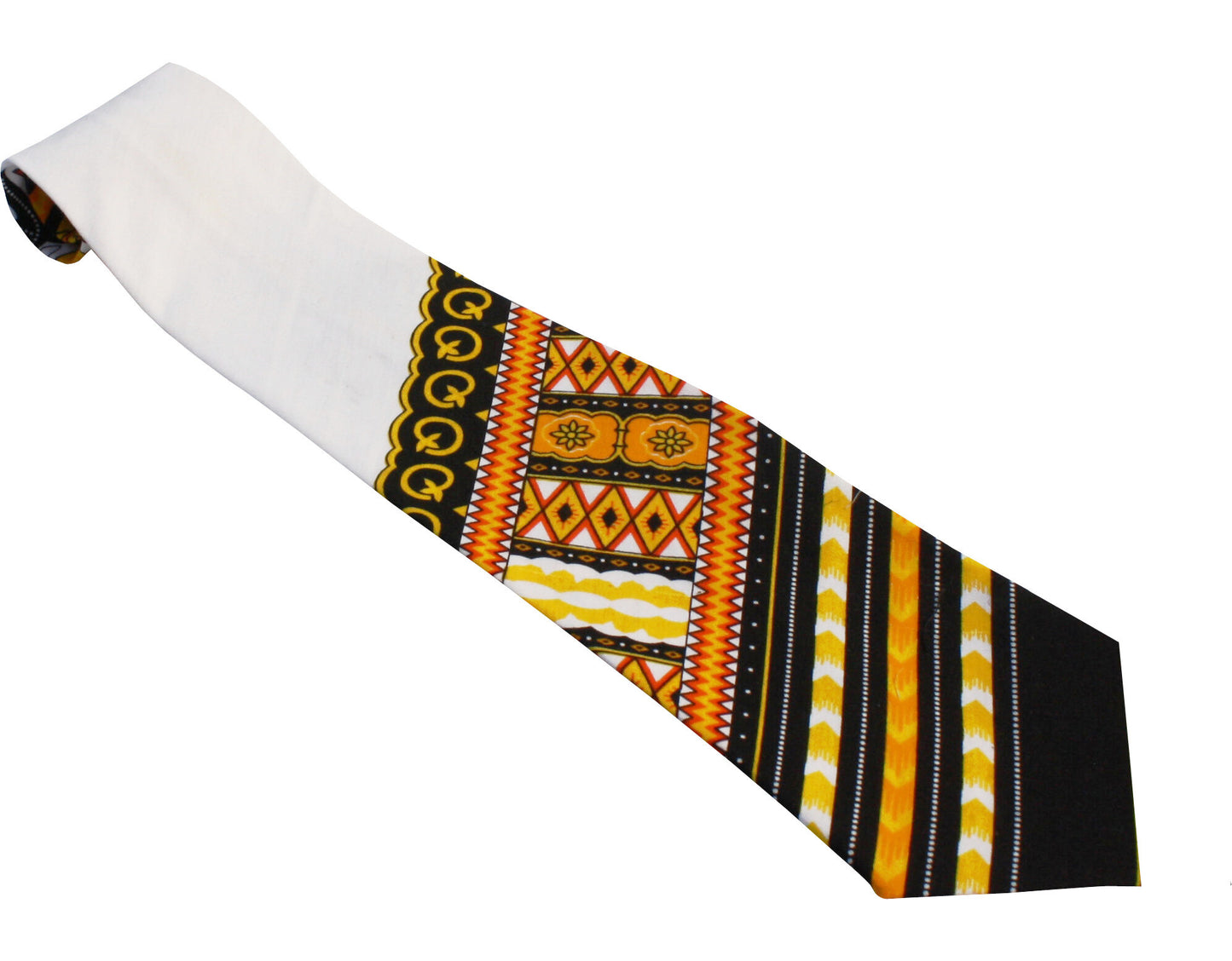 African Dashiki Necktie - Printed Cotton