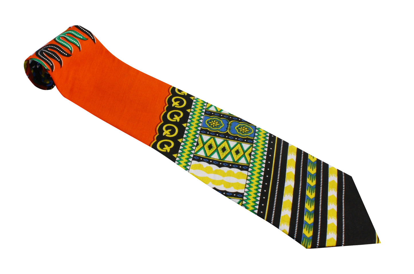 African Dashiki Necktie - Printed Cotton