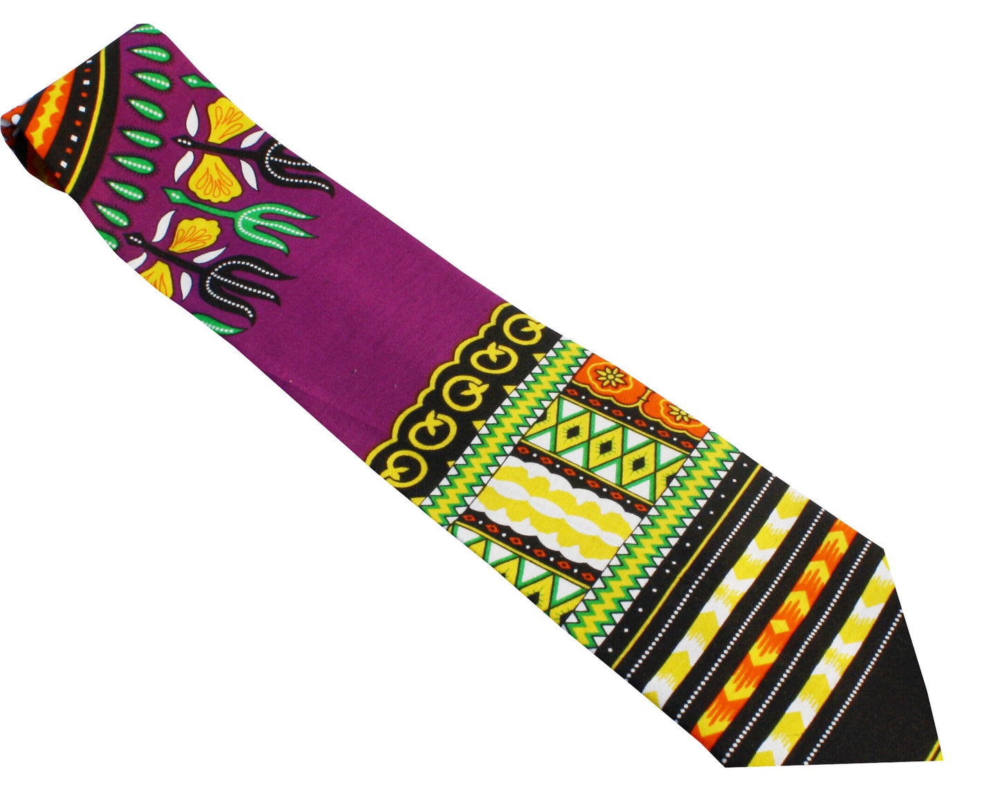 African Dashiki Necktie - Printed Cotton