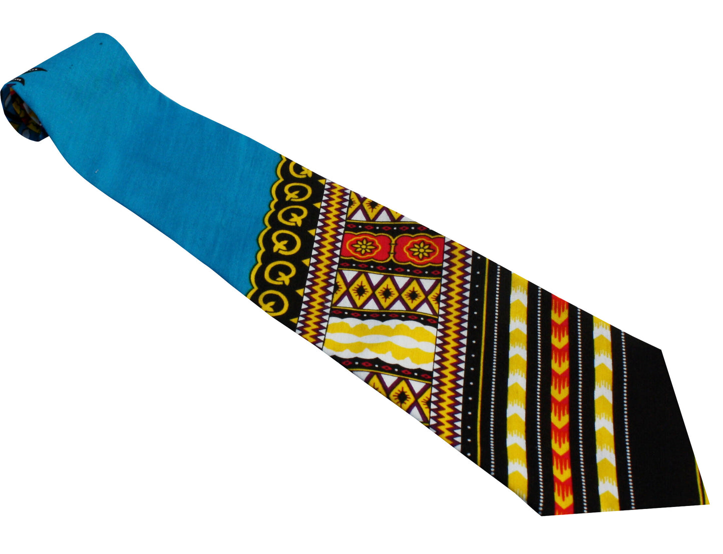 African Dashiki Necktie - Printed Cotton