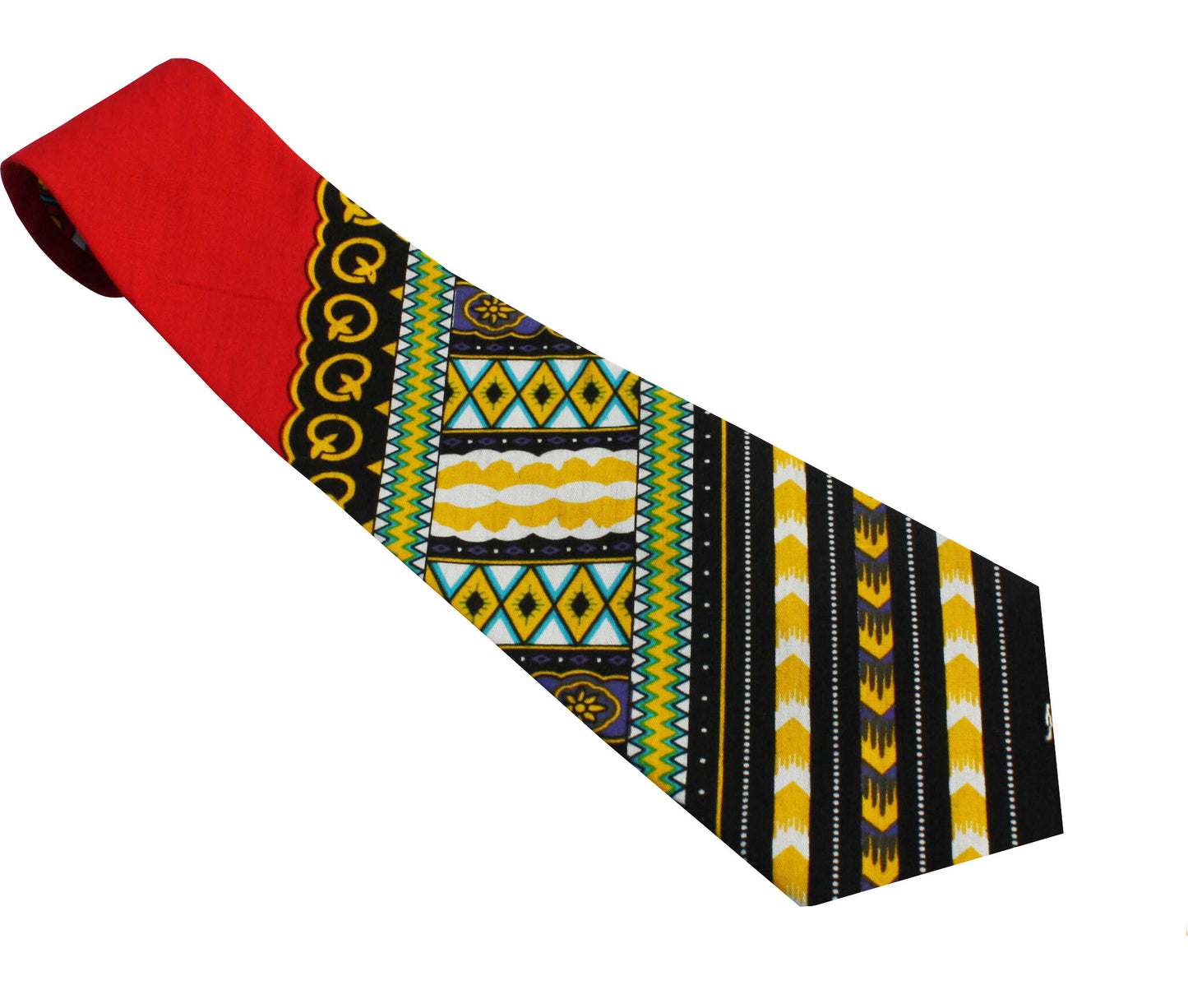 African Dashiki Necktie - Printed Cotton