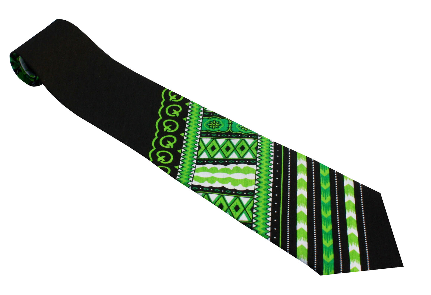 African Dashiki Necktie - Printed Cotton