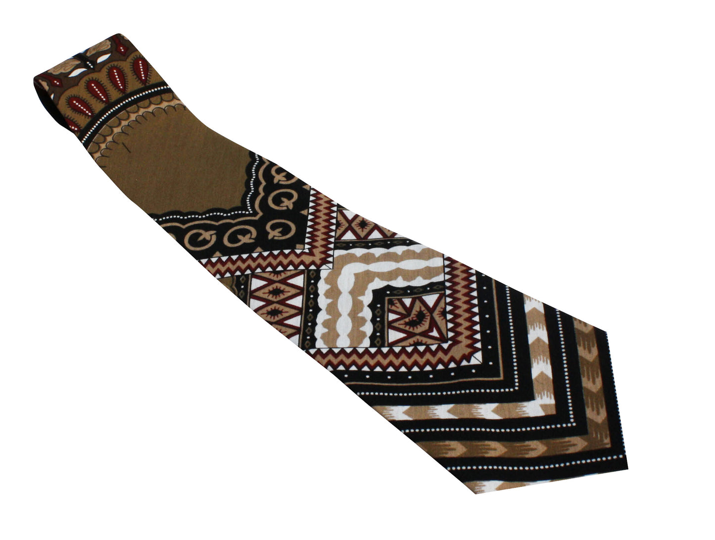 African Dashiki Necktie - Printed Cotton