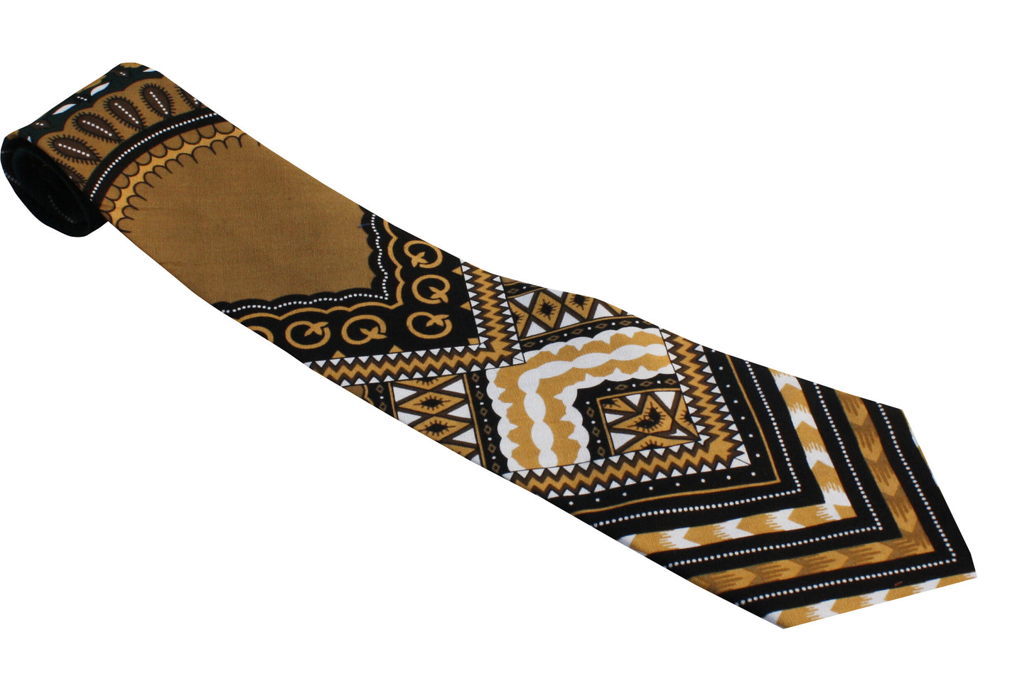 African Dashiki Necktie - Printed Cotton