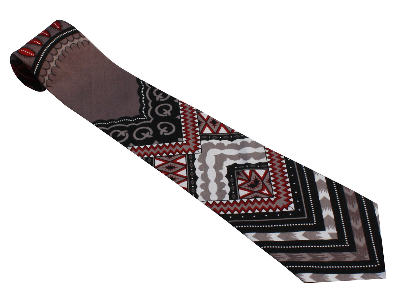 African Dashiki Necktie - Printed Cotton