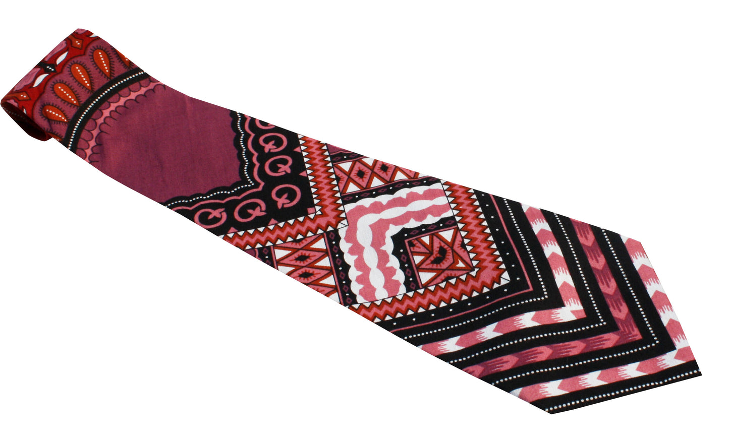 African Dashiki Necktie - Printed Cotton