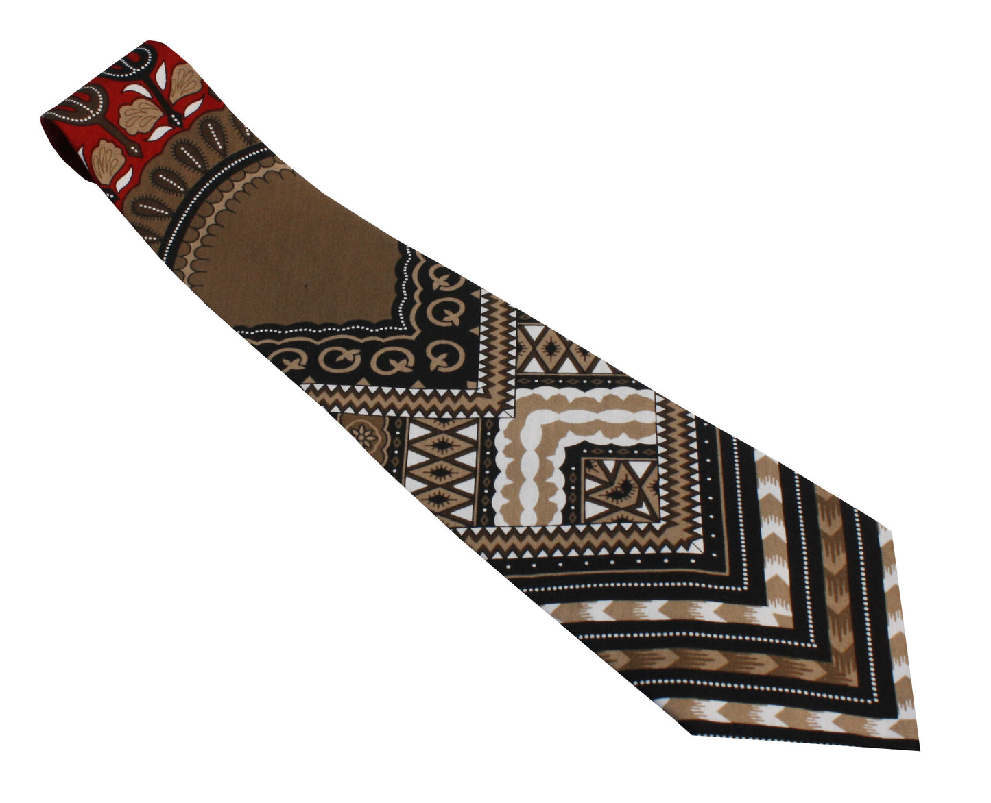 African Dashiki Necktie - Printed Cotton