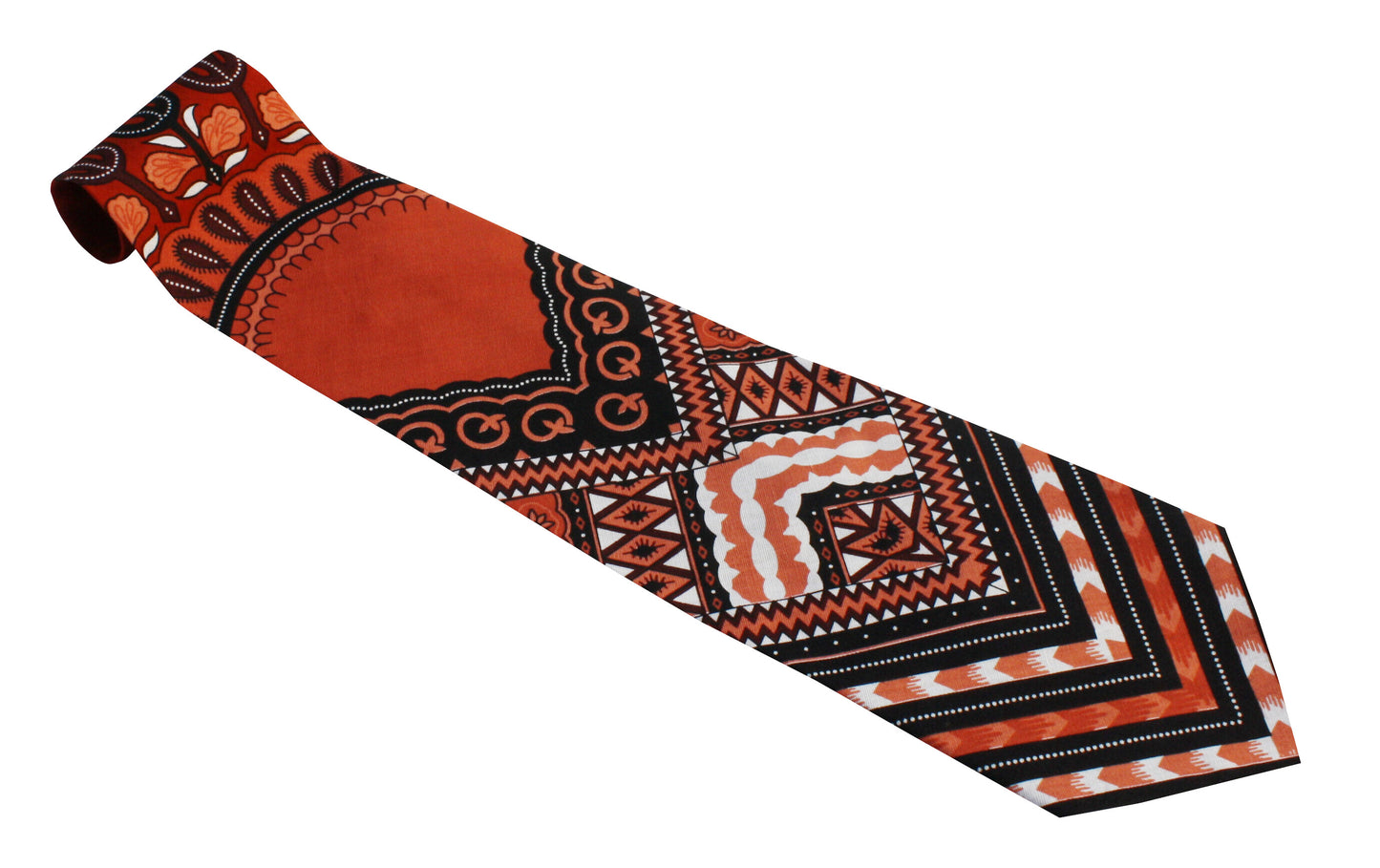 African Dashiki Necktie - Printed Cotton