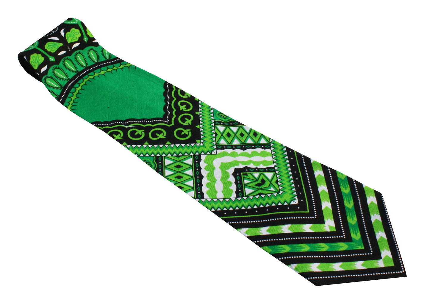 African Dashiki Necktie - Printed Cotton