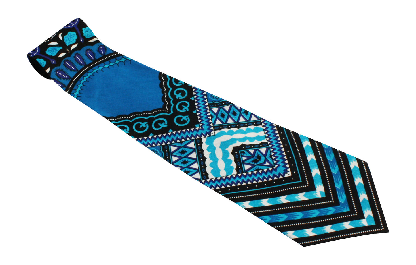 African Dashiki Necktie - Printed Cotton