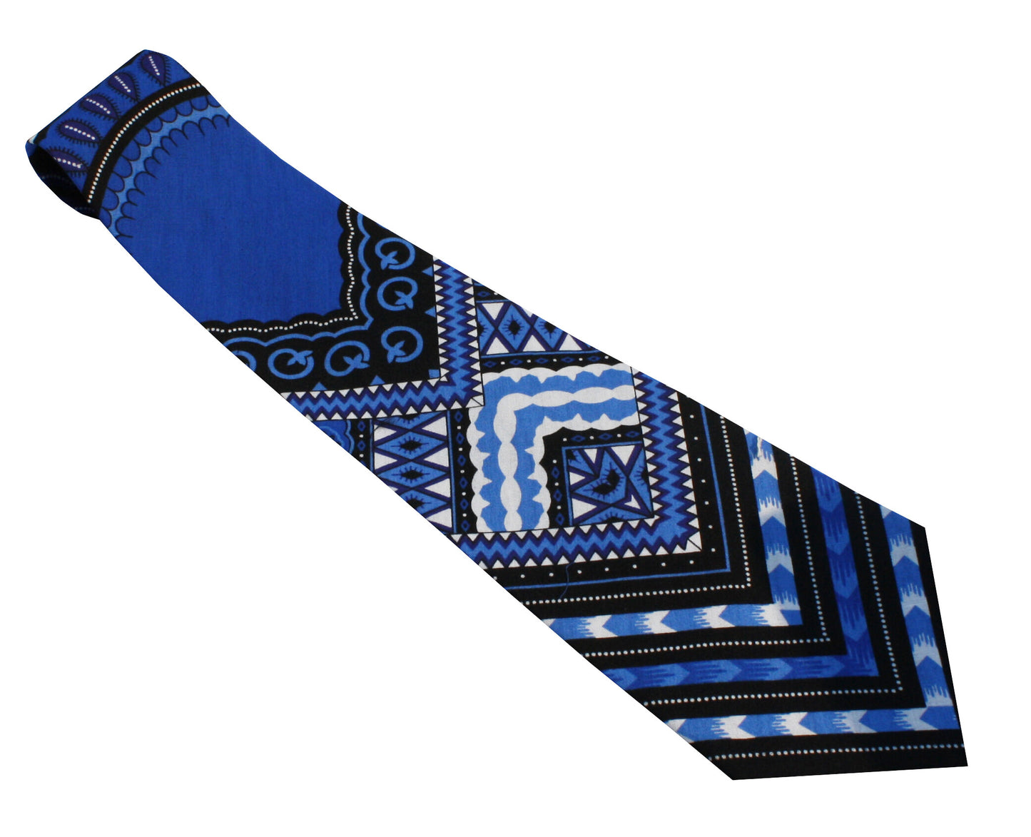 African Dashiki Necktie - Printed Cotton