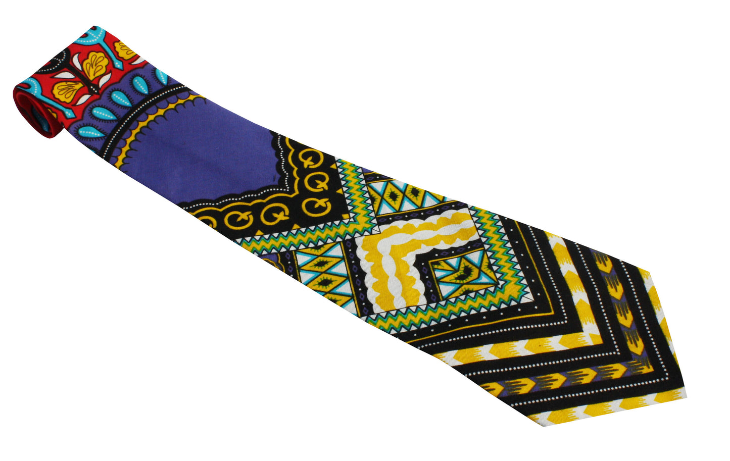 African Dashiki Necktie - Printed Cotton