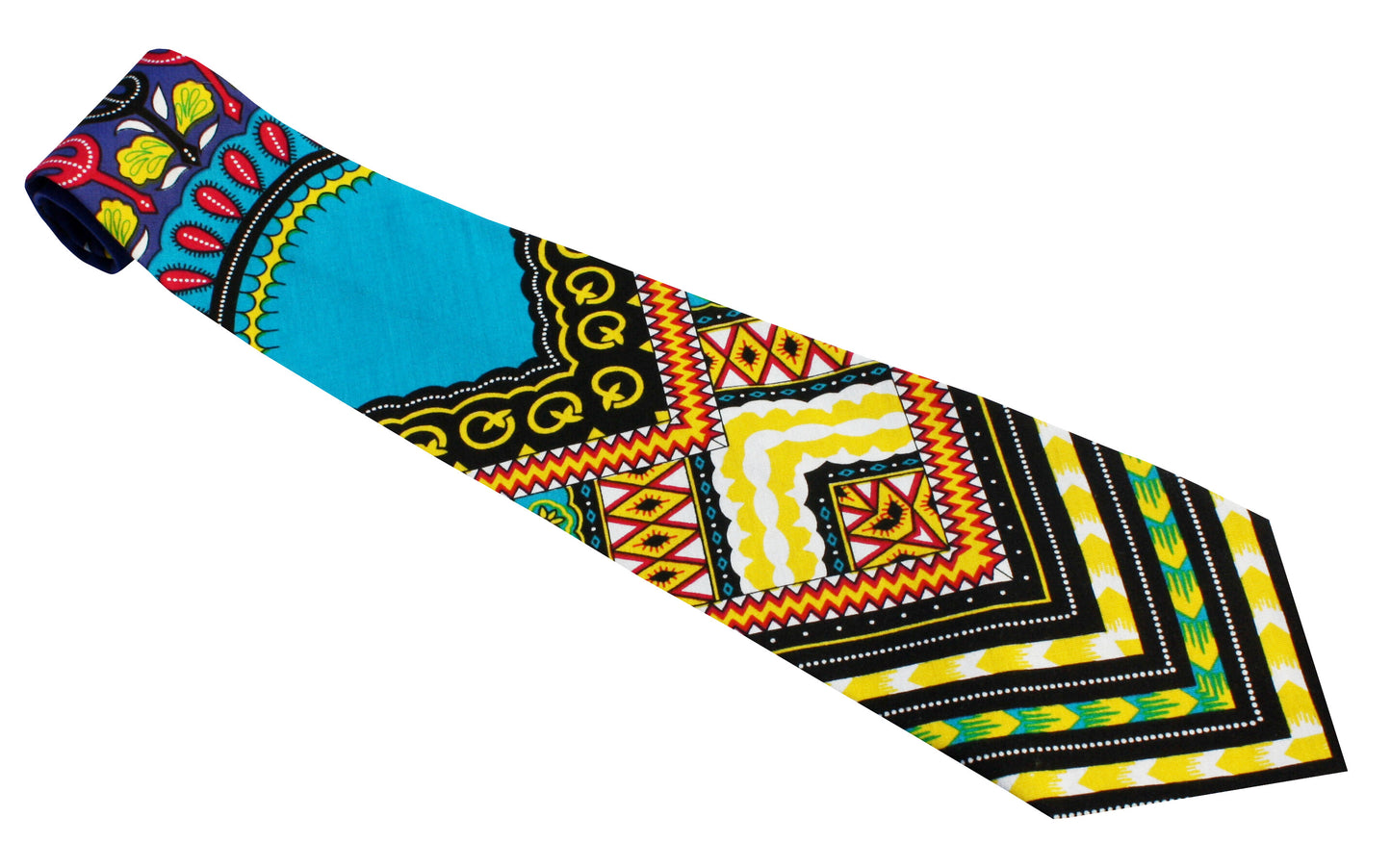 African Dashiki Necktie - Printed Cotton