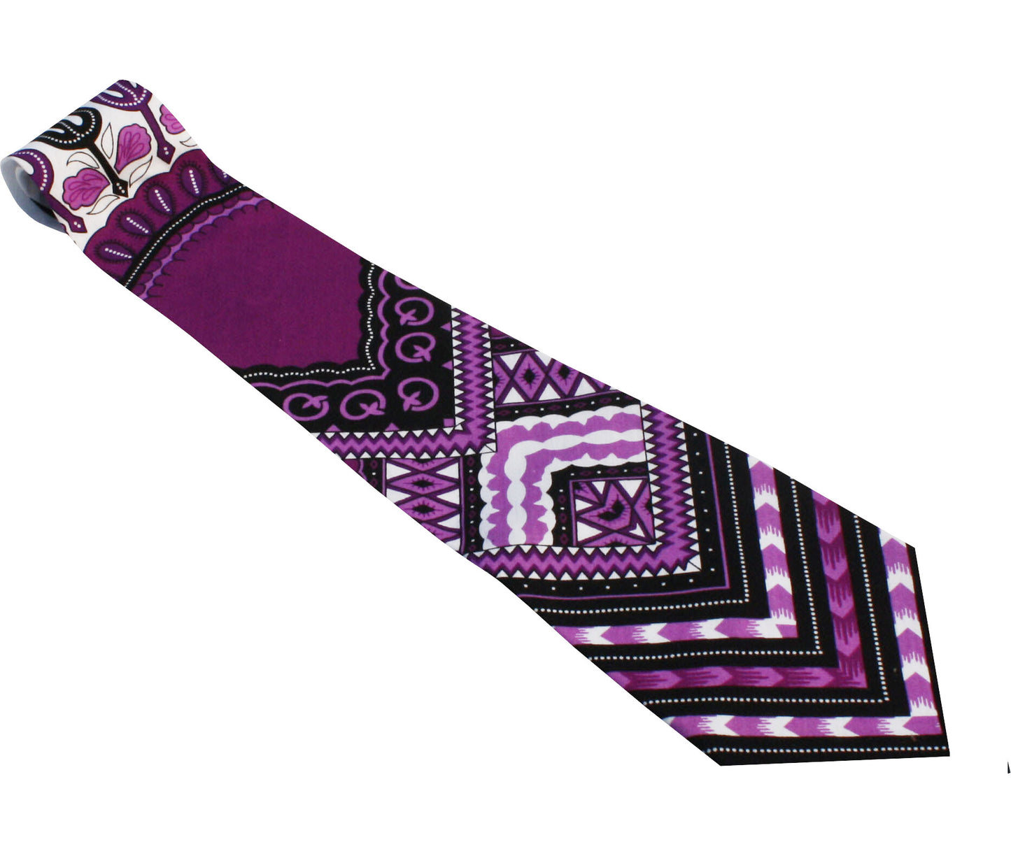 African Dashiki Necktie - Printed Cotton