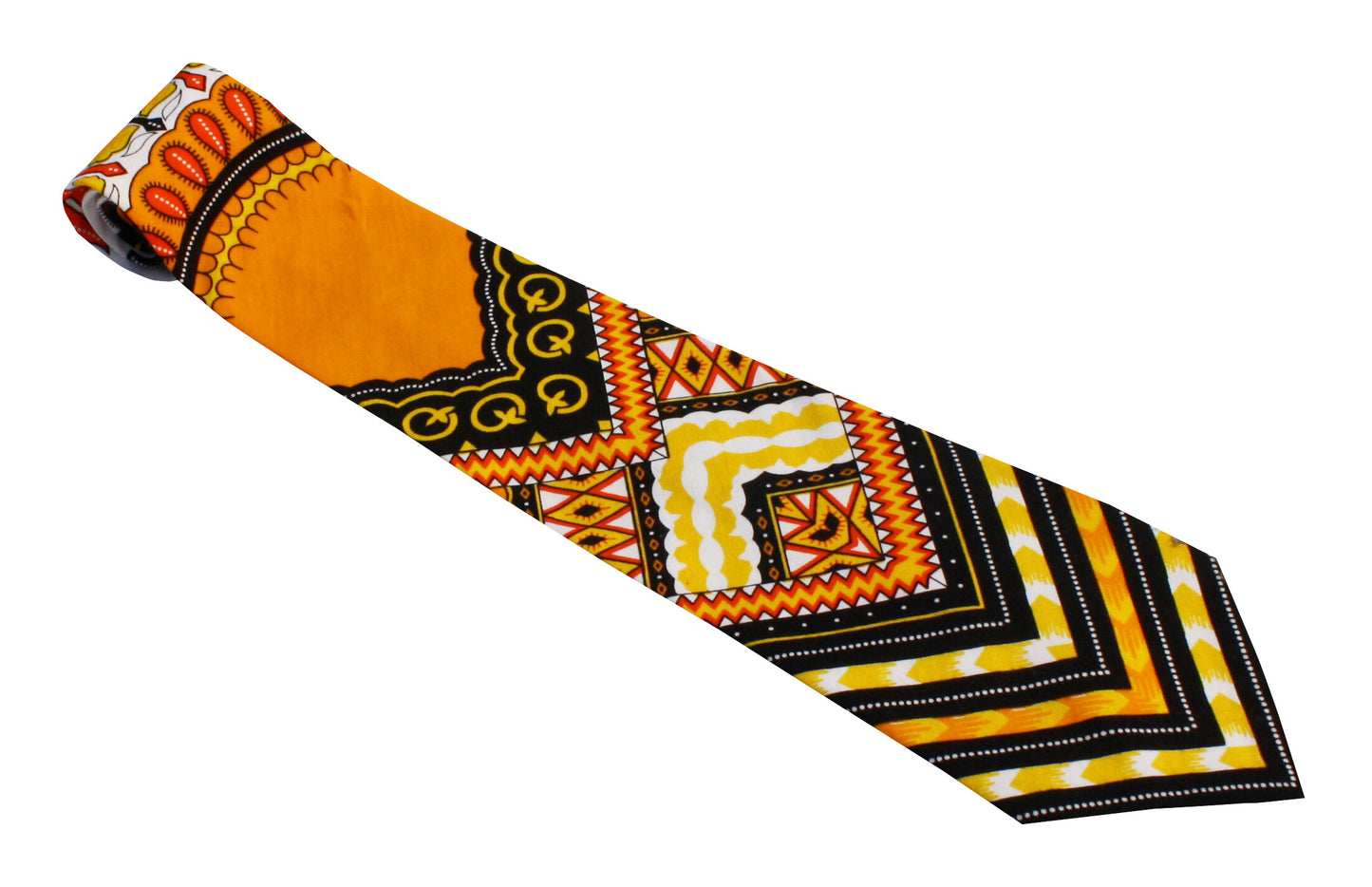 African Dashiki Necktie - Printed Cotton